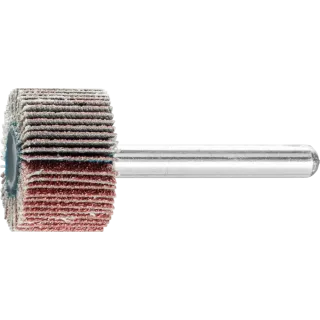 PFERD TOOLS Korund Fächerschleifer F Ø 25x15mm Schaft-Ø 6 mm A40 für Feinschliff und Finish - 47801544