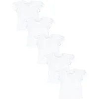 TupTam T-Shirt TupTam Baby Mädchen Kurzarm T-Shirt Gemustert Bunt 5er Set