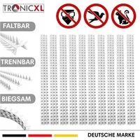 TronicXL Taubenspikes 10x weiss Taubenspike Vogelabwehr Vogelschreck für Balkon Garten Haus, 10-St.