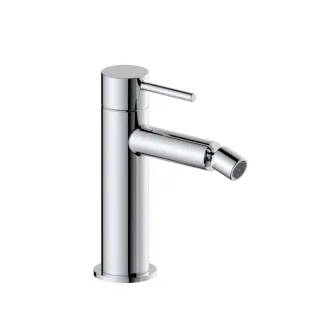 Herzbach Siro Bidetarmatur 30.120360.1.01 mit Ablaufgarnitur, chrom