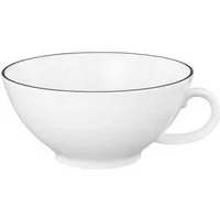 Seltmann Weiden Tasse Lido Black Line, 1-tlg., Porzellan, Teeobertasse 0,14 l