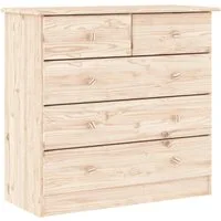 vidaXL Kommode Kommode ALTA 77x35x73 cm Massivholz Kiefer (1 St)