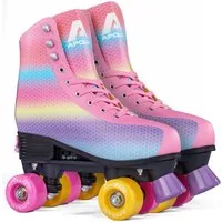 Apollo Rollschuhe Retro Discoroller, verstellbare Disco Roller Skates, größenverstellbar Rollerskates, Retro Design