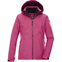 Killtec Funktionsjacke KOW 217 GRLS JCKT Wind- und wasserdichte Kinderjacke mit Fleece und verstellbarer Kapuze