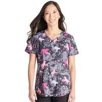 Cherokee Funktionsbluse Bunt bedruckter Damen Kasack "Spice of Life" Kasack mit Motiv