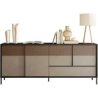 Home affaire Sideboard Everest Breite 206 cm, Kommode mit 4 Türen u. 1 Schubkasten, Anrichte, Soft/Self Closing, Korpus 22 mm