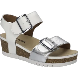 JOSEF SEIBEL Damen Sandale Quinn 02 in silber-kombi