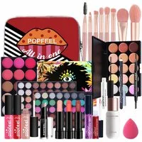KINSI Make-up Set Mehrteiliges Make-up Set, Einsteiger Schminkset, Geschenkset für Damen, 24-tlg., leichtes Schminkset Komplettset, Must Have Set für Makeup-Trägerinnen