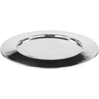 Fink Platzteller CAMPO, aus Edelstahl, Durchmesser ca. 41 cm, 1-tlg., Dekoteller für Weihnachten, Kerzenteller
