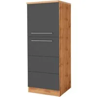 KOCHSTATION Seitenschrank KS-Wien Breite 60 cm, Höhe 165 cm, Türanschlag wechselbar