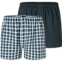 Schiesser Weiter Boxer Boxershorts Multipacks (2er Pack) mit Eingriff, Gummizug