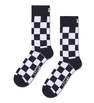 happy socks - Checkerboard Sock Schwarz - Gr. - 43.5