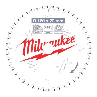 Milwaukee - 120ISSÄGEBLATT HOLZ 160/20MM 48Z HOLZ - 4932471291