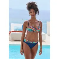 Buffalo Bügel-Bandeau-Bikini mit farbenfrohen Design