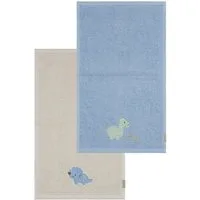 Sterntaler® Handtücher Kinderhandtuch 2er-Pack DINO Rexi, Frottee (1-St)