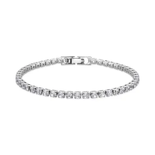 Luxenter-Armband in Brilliant Metal Alloy und Zirconia-Rhodium-Finish – Newyn