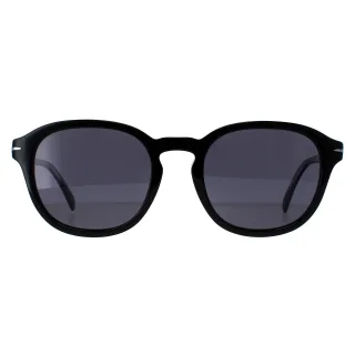 David Beckham Runde Herren Schwarz Grau Polarisiert DB1011/F/S