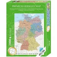 Close Up Spiel Deutschlandkarte Puzzle 2000 Teile, 68,8 x 96,6 cm