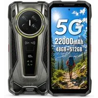 DOOGEE Doogee VMAX2 5G Outdoorhandy,512GB 200MP 22000mAh,120Hz Smartphone (200MP MP Kamera)