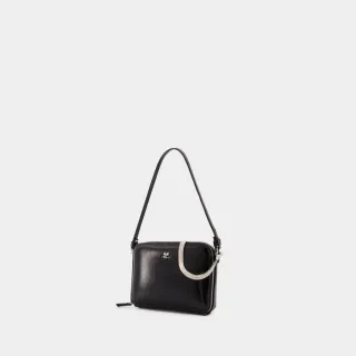 Cloud Chained Naplack Handtasche - Courreges - Leder - Schwarz