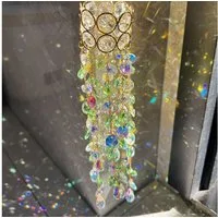 FOUORTUNATE-BEE Hängedekoration Windspiel Kristalle zum Aufhängen Sonnenfänger Kristalle Fensterdeko (Suncatcher Sonnenfänger Windspiele Hängedeko Geschenk, Muttertag Geburtstagsgeschenk für Haus, Büro)