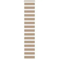 Rollo Doppelrollo Sandbraun 40x200 cm Stoffbreite 35,9 cm Polyester, vidaXL
