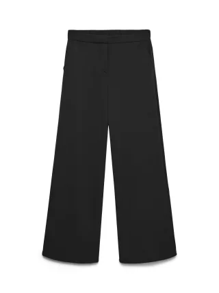 VERO MODA - VMBELLIS MW WIDE PANT NOOS Black - Gr. - 32