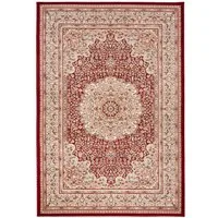 Mazovia Orientteppich Oriente Teppich - Traditioneller Teppich Orient Rot, 60 x 100 cm, Geeignet für Fußbodenheizung, Pflegeleicht, Wohnzimmerteppich