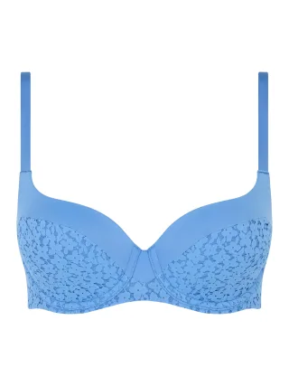 Chantelle Lingerie - Norah Bedeckender T-Shirt BH antoinette blue - Gr. - 75E
