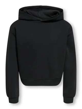 KIDS ONLY - KOGSWEAT L/S HOODIE SHORT SWT NOOS Black - Gr. - 164