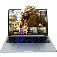 Ninkear Laptop AMD Ryzen 5 5500U(bis zu 4,3 GHz),16GB RAM + 1TB/512GB SSD Business-Notebook (39,62 cm/15.6 Zoll, AMD AMD Ryzen 5 5500U AMD Ryzen 5 5500U, AMD Radeon Graphics 1800 MHz, 16 GB, 512 GB SSD, Win 11,WiFi 6 HDMI BT5.2,QWERTY Tastatur)