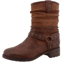 Mustang Shoes Fabienne Winterboots Stiefelette, Westernboots im Used-Look