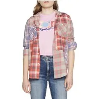 Polo Ralph Lauren Langarmhemd Damen Georgia Cotton Twill Check Shirt Kariertes Baumwollhemd Zwei Brusttaschen mit Knopfverschluss