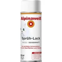 Alpina Sprühlack Alpinaweiß Sprühlack 400 ml weiß seidenmatt