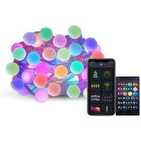 VIVIHEYDAY LED-Lichterkette Bunt, 33/66/132 LED Kugel Lichterkette mit Fernbedienung & Timer, USB-Music Sync, APP-Steuerung, Party, Garten, Hochzeit, Weihnachtsdeko
