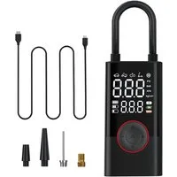 Fine Life Pro Akku-Luftpumpe Tragbare Luftpumpe Elektronisch 150PSI, Schnellaufpumpung Mit LED Lampe Akku Für Alle Reifen Und Sportgeräte