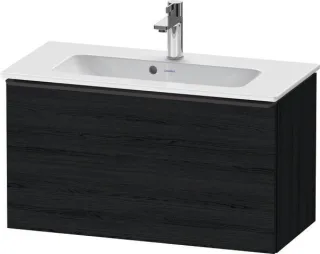Duravit D-Neo Waschtischunterbau wandhängend Eiche Schwarz Matt 810x372x440 mm - DE42690BD160000 DE42690BD160000