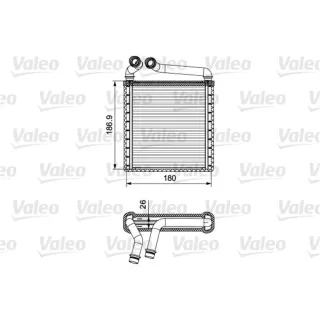 Valeo W?rmetauscher Skoda VW