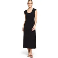 Zero Maxikleid Damen mit Gürtel Material