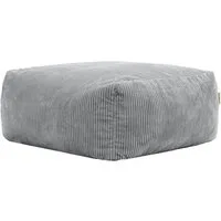icon Sitzsack Modulares Hocker aus Cord Flauschig „Zen“, Schaumstoff Füllung, für Wohnzimmer, für Schlafzimmer