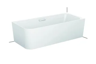 Bette Art V Ecke rechts 3480 CELHK, 185x80x42 cm S H: 56 cm snow, 3480-440CELHK 3480-440CELHK