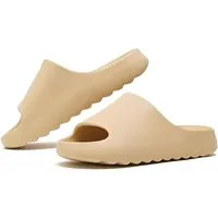 Athlix Badelatschen Rutschfest Pantoffeln Unisex Slides Damen Herren Badesandale Badesandale 3,5 cm dicke Sohle, Rutschfest, 160g leicht