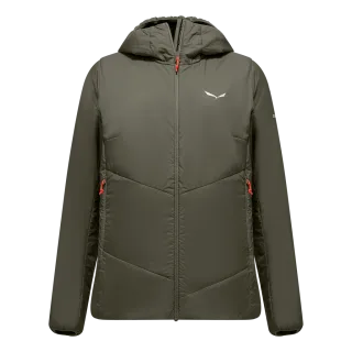 SALEWA - Puez Catinaccio 2 Tirolwool® Responsive Kapuzenjacke Damen - Grün (Gr.38)