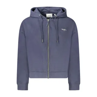 Pepe Jeans Blaue Baumwoll-Hoodie für Frauen