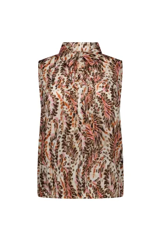 Studio Anneloes - Kimmy feather blouse multi color - Gr. - M