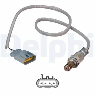 Delphi Lambdasonde vor Katalysator Alfa Romeo Fiat Lancia ES21073-12B1