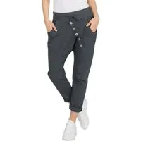 Mississhop Boyfriend-Hose Damen Baumwollhose Hose Sweatpants Jogginghose Baumwolle M.295