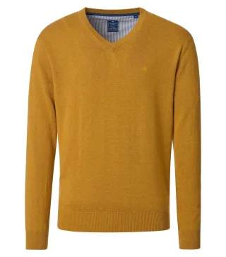 REDMOND - Pullover gelb - Gr. - L