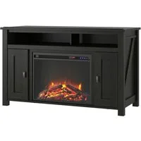 loft24 Kaminumbauschrank Farmington Sideboard mit Elektrokamin im Landhausstil