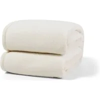Wohndecke kuschelig warm, 2er Pack 150x200, Leonado Vicenti, Kuscheldecke flauschig weich, Einfarbig,2er Set